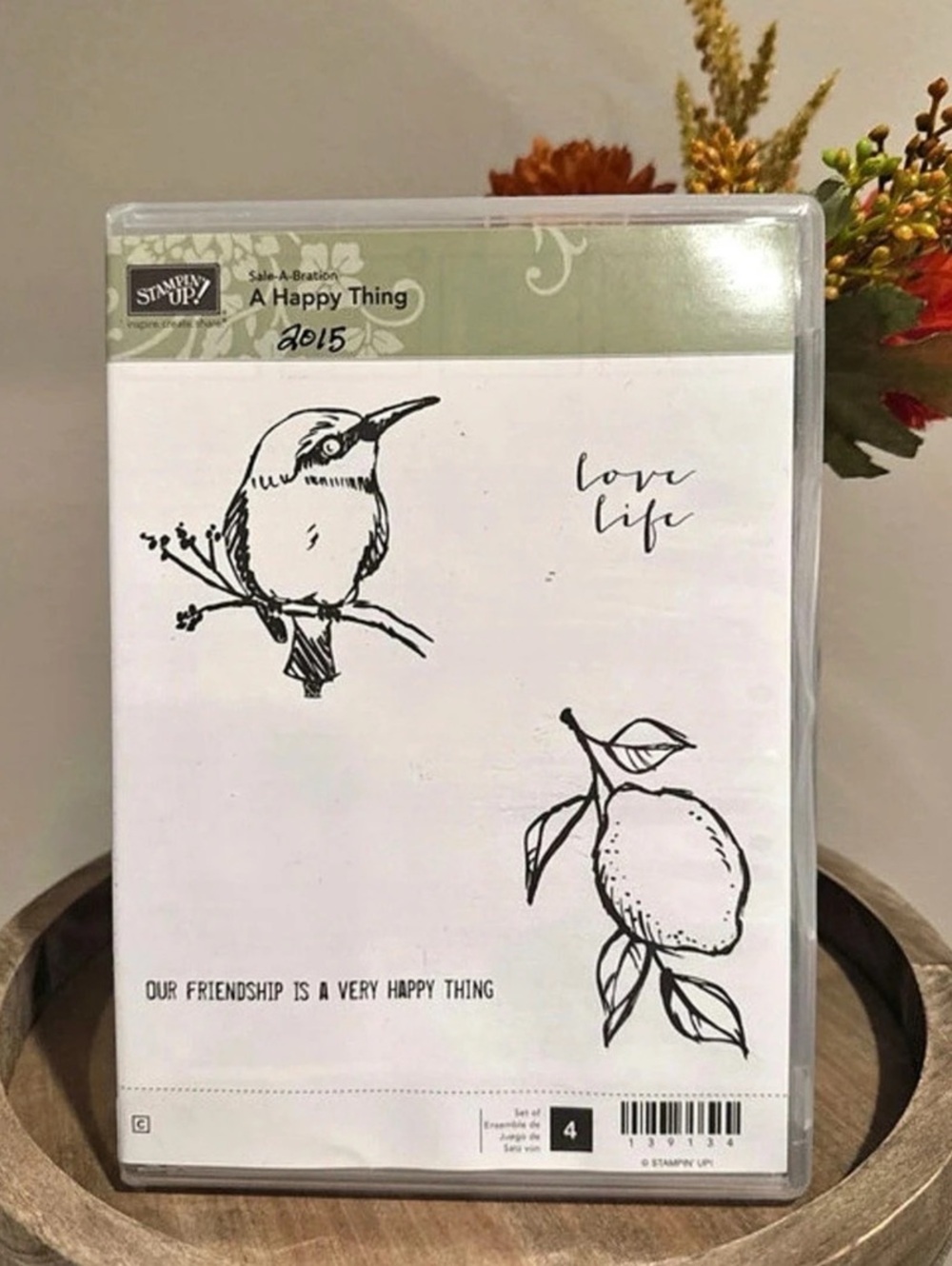 Stampin' Up! A Happy Thing! Clear-Mount Stamp Set
